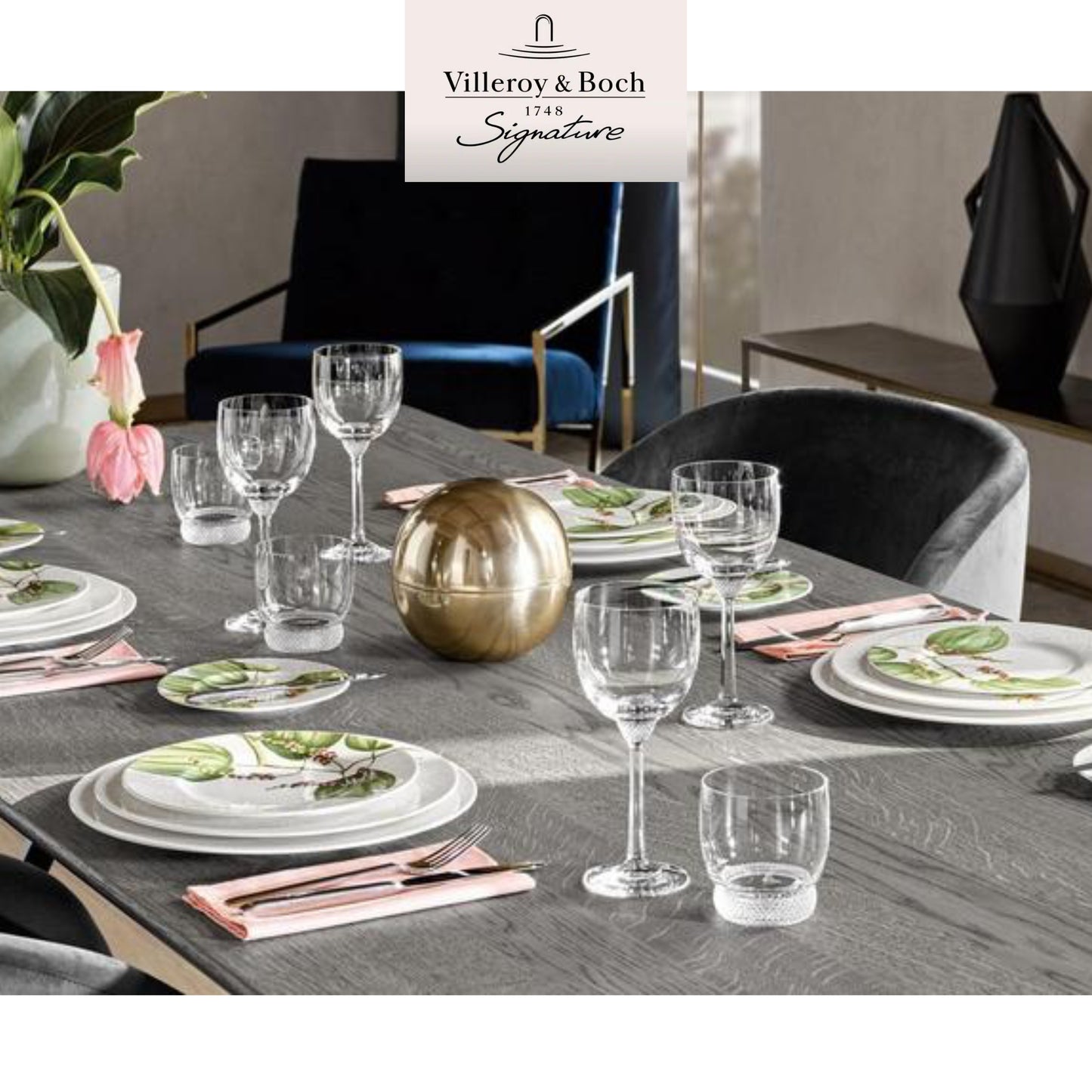 Octavie Water glass  x4