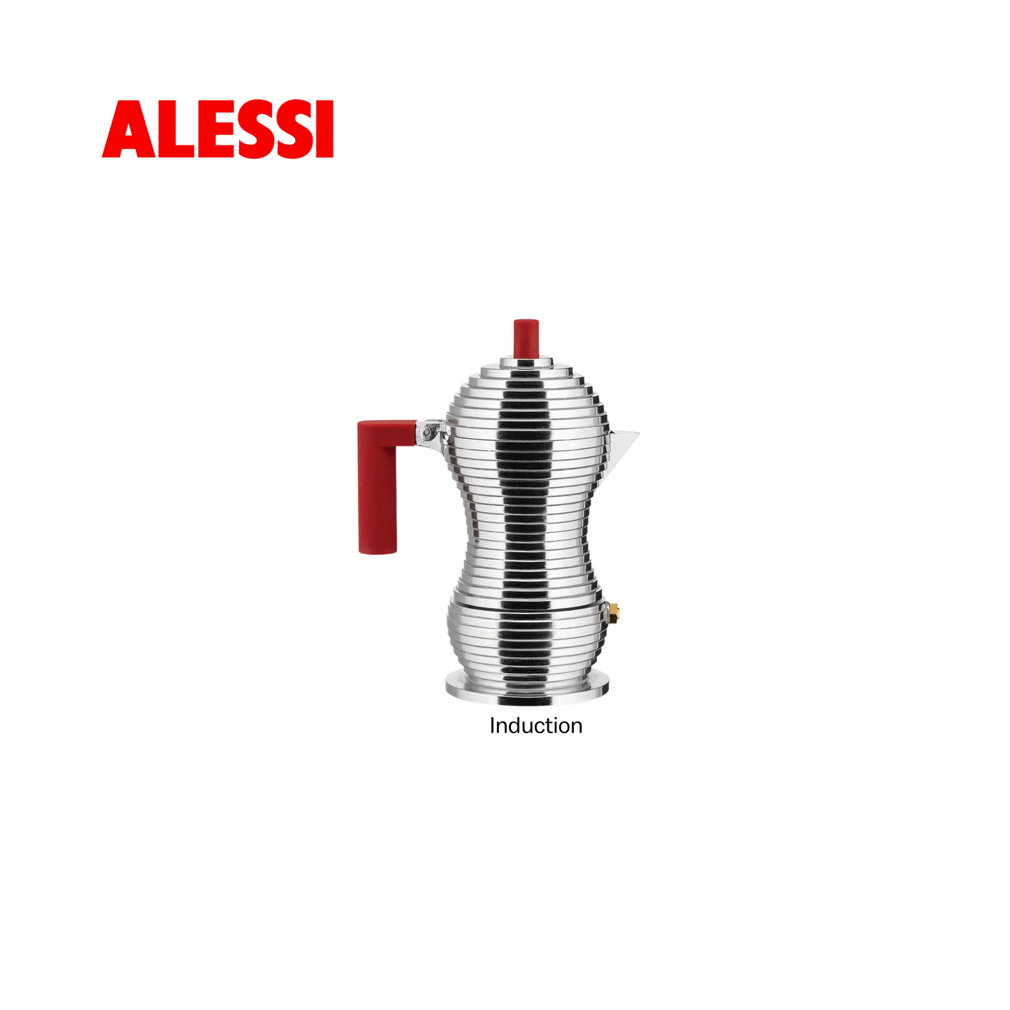 Pulcina Espresso Coffee Maker Induction, 3 Cups – Alessi | Casa Euro Philippines