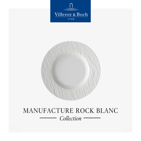 Manufacture Rock Blanc breakfast plate