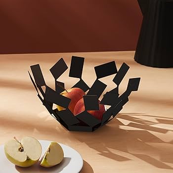 Alessi La Stanza dello Scirocco basket, black 27 cm Casa Euro