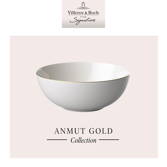 Anmut Gold Salad bowl