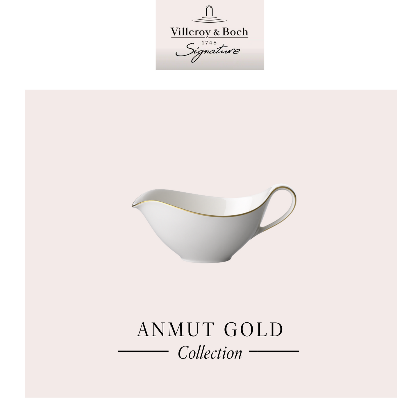 Anmut Gold Sauceboat
