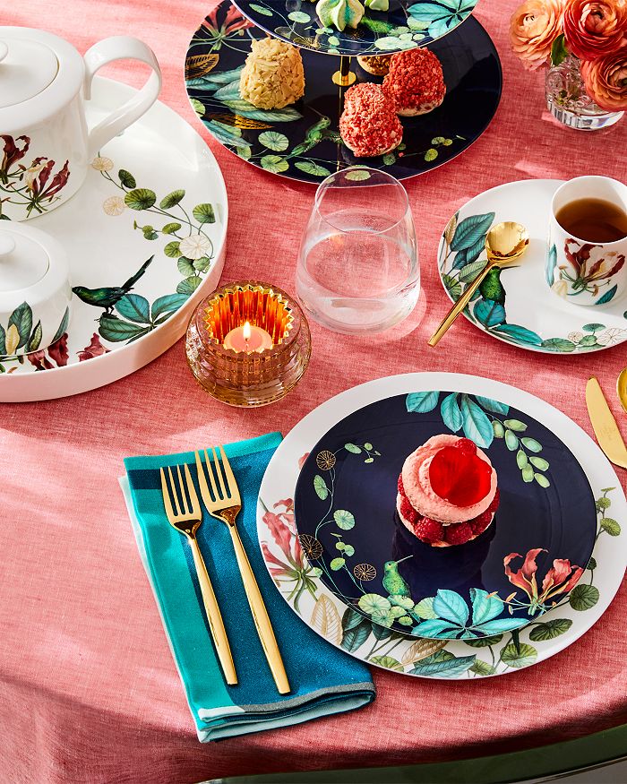 Avarua Coffee/Tea Set w/ Tray Stand & Decorative Tray