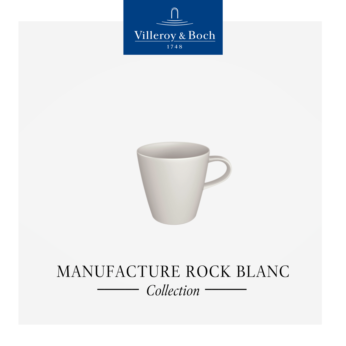 Manufacture Rock Blanc Coffee cup, 0.22l