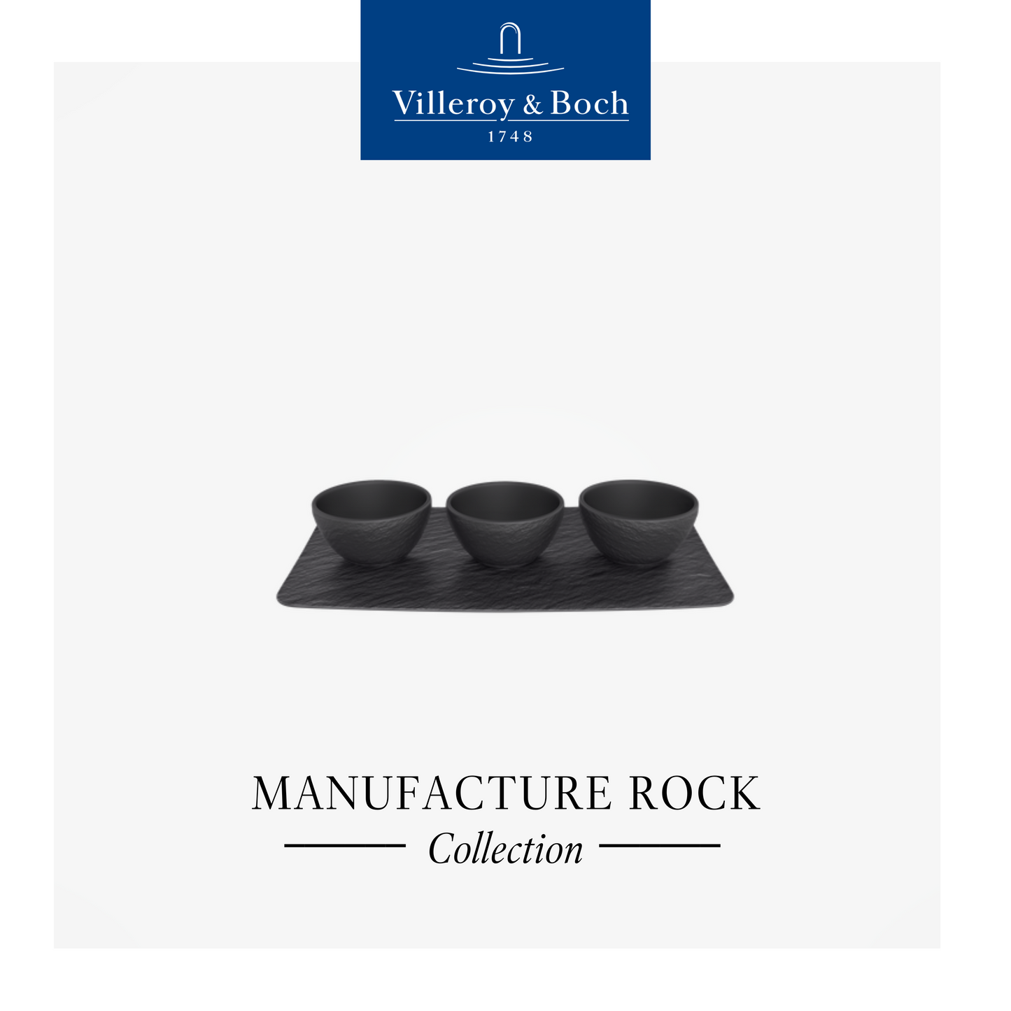 Manufacture Rock Dipping bowl set 4pcs