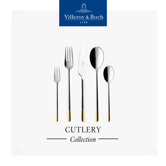 30-PC Ella P. Gold Cutlery Set