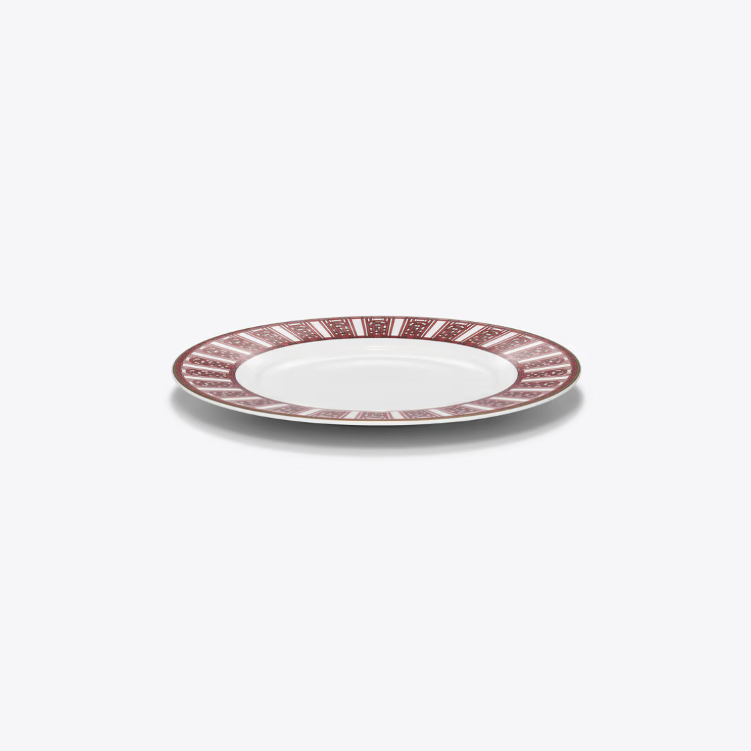 Arcadia Red Dessert Plate, Set of 2