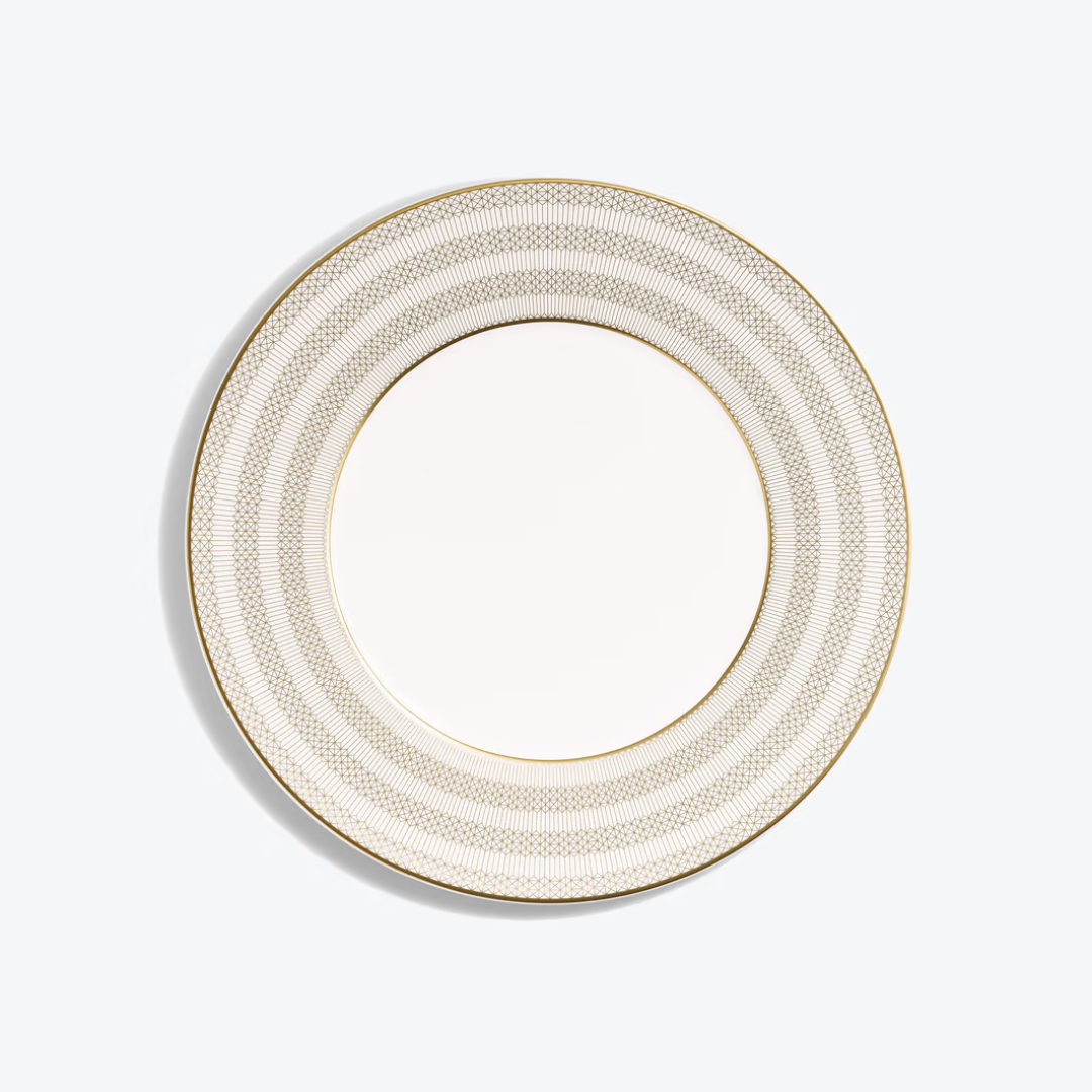 Arcadia Gold & Platinum Dinner Plates, Set of 2