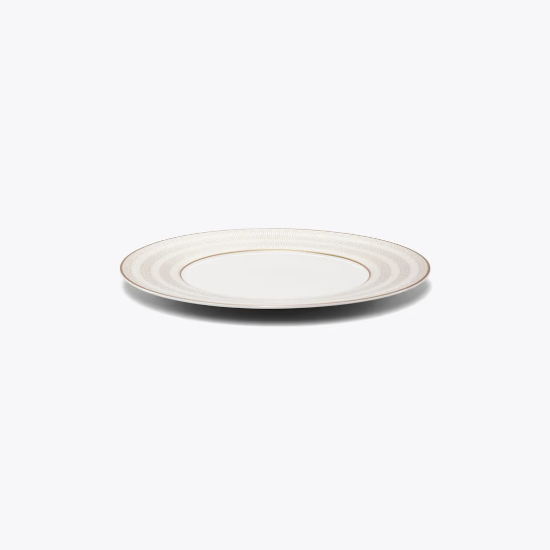 Arcadia Gold & Platinum Dinner Plates, Set of 2