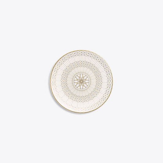 Arcadia Gold & Platinum Bread Plate