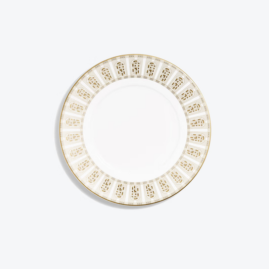 Arcadia Gold & Platinum Dessert Plate, Set of 2