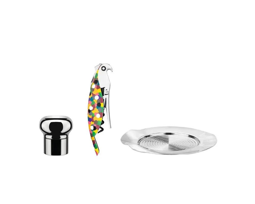 Alessi & Wine - Parrot Gift  Set