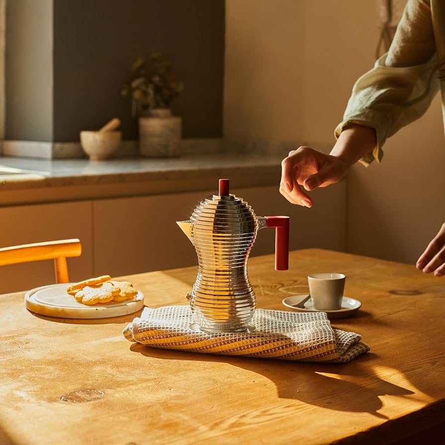 Pulcina Stove Top Espresso Coffee Maker, 3 Cups