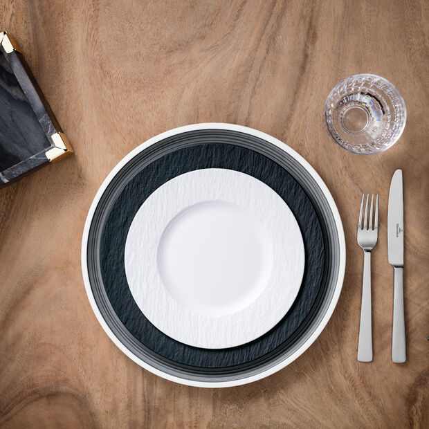 Manufacture Rock Blanc breakfast plate