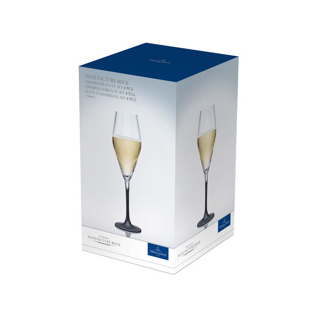 Manufacture Rock Champagne Glass, x4