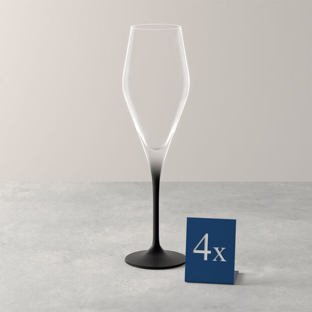 Manufacture Rock Champagne Glass, x4