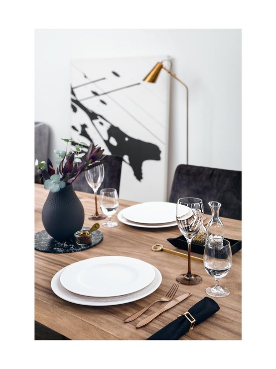 Manufacture Rock Blanc 4 Piece Dinnerware Set