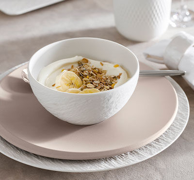 Manufacture Rock blanc Soup bowl