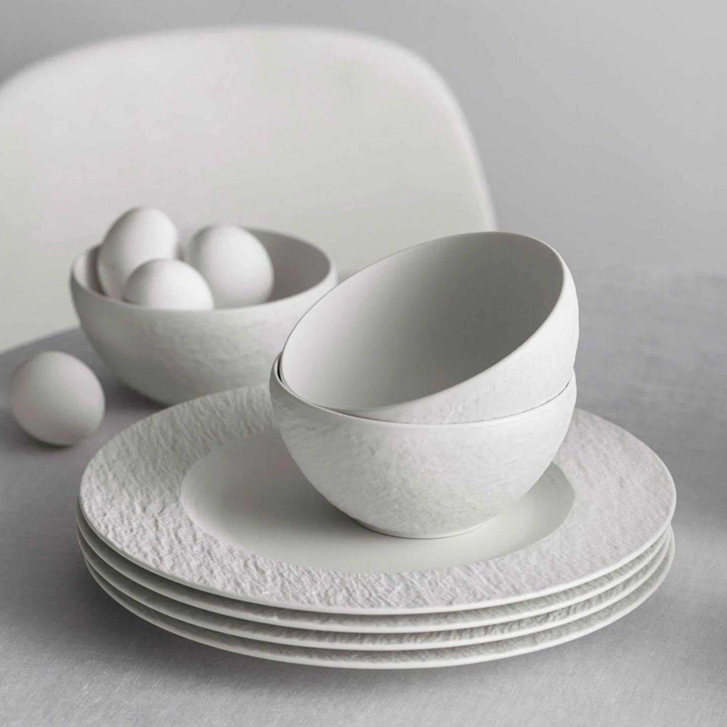 Manufacture Rock blanc Soup bowl