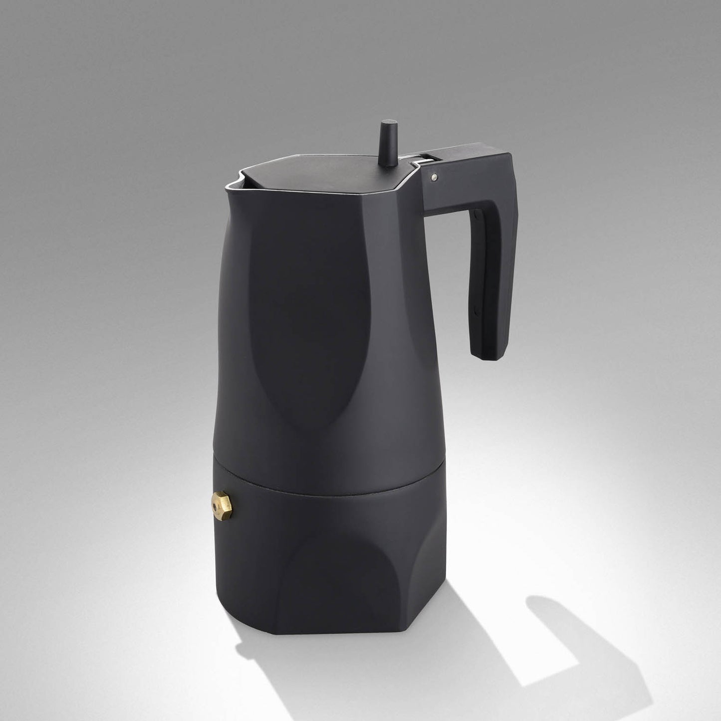 Ossidiana Espresso coffee maker, 3cups black