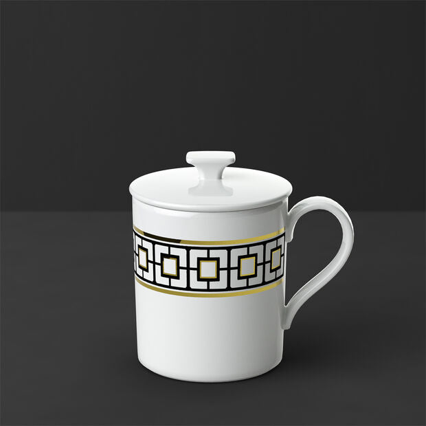 MetroChic Mug with Lid, x2