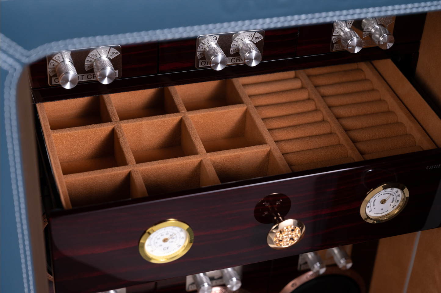 (PRE ORDER) 9 Piece Watch Winder Safe Box with 1 Drawer, (colour may vary)