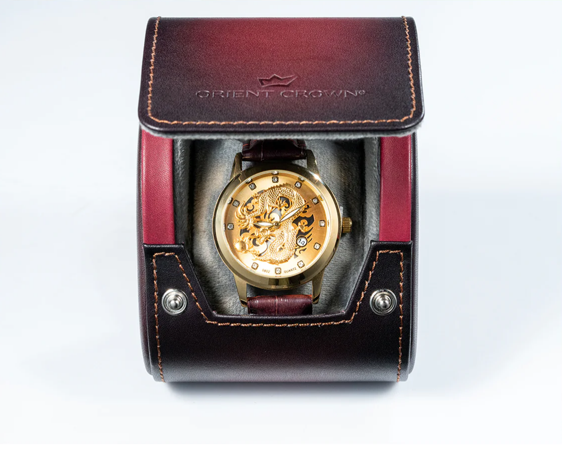 Solo Pulse watch roll, Red