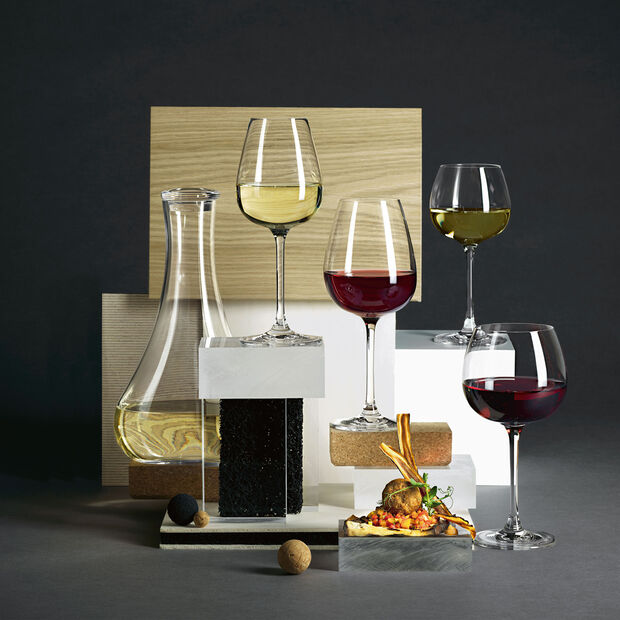 Purismo White wine goblet soft & rounded, x4