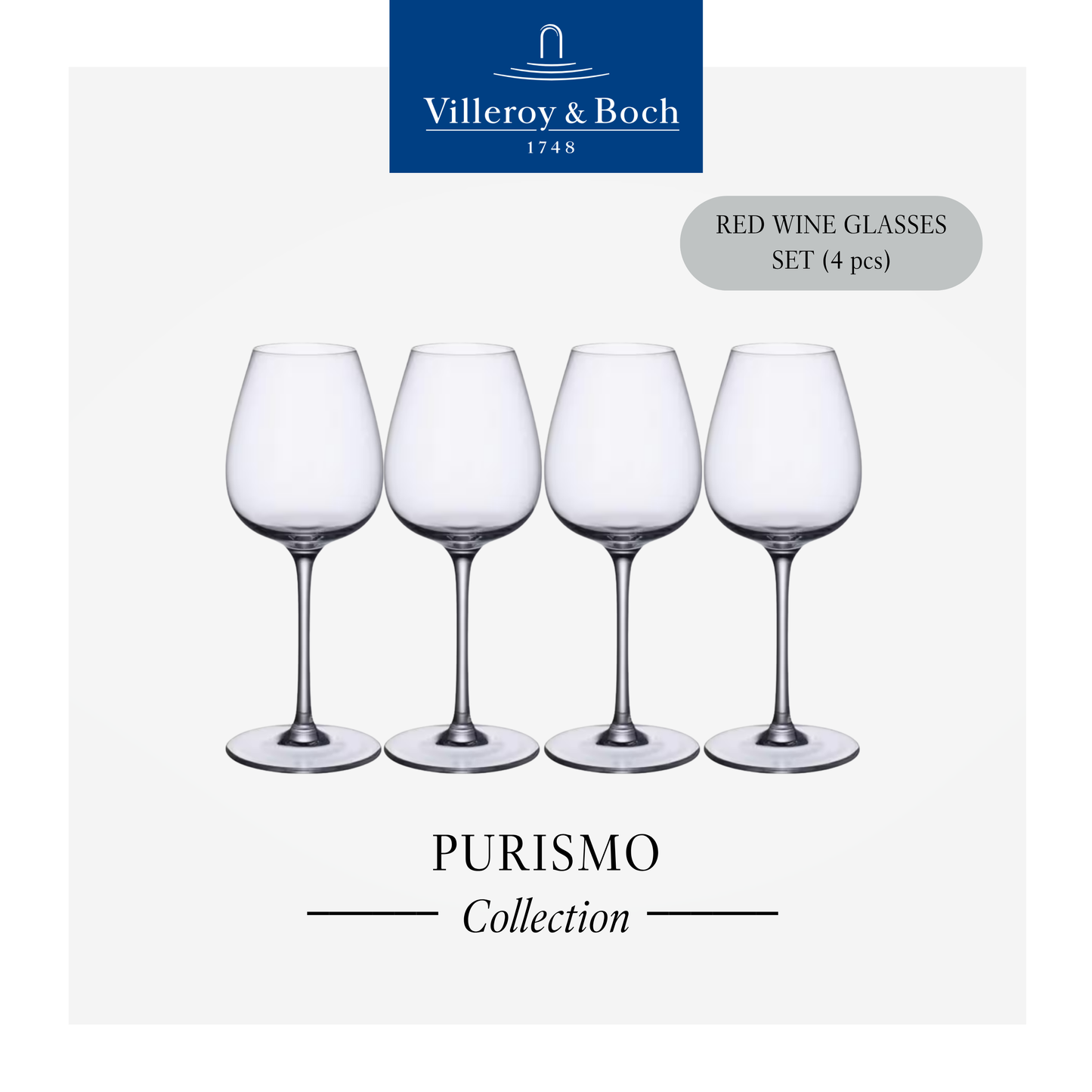 Purismo Red wine goblet powerful and tannic, x4