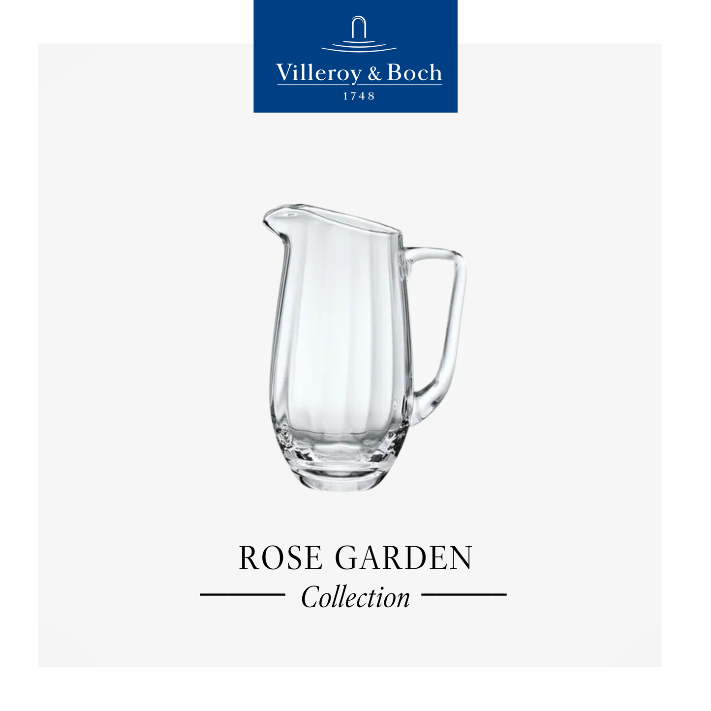 Rose Garden Jug, 230mm
