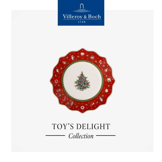 Toy's Delight Salad/ Dessert Plate