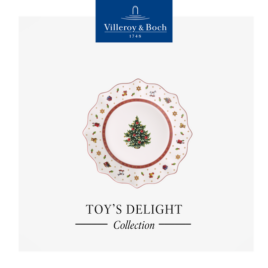 Toy's Delight Salad Plate White