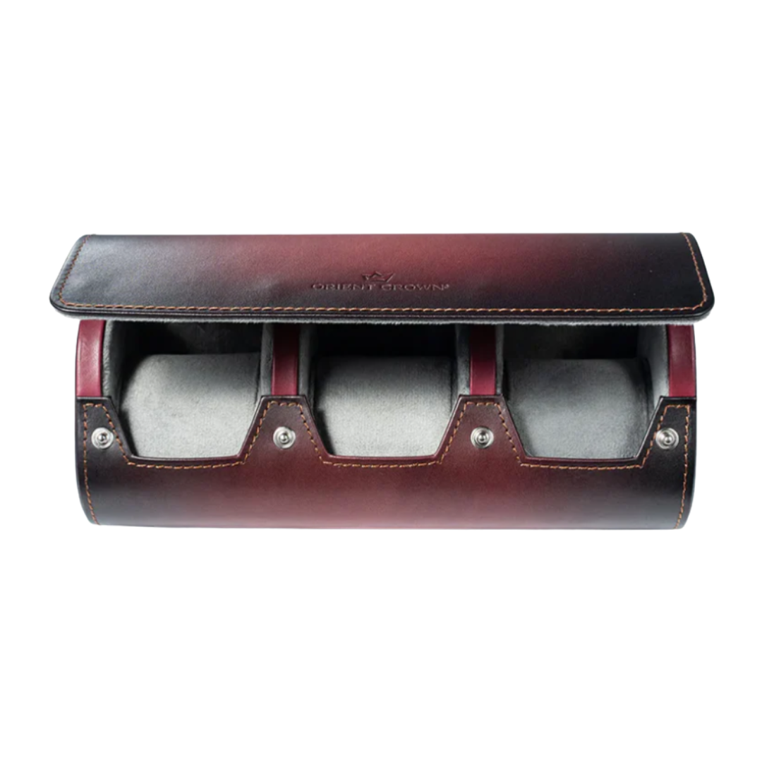 Trio Pulse watch roll, Red