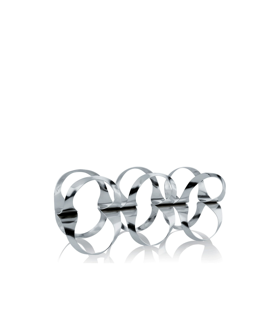 Ribbon Bottle Rack, 18/10 Stainless Steel
