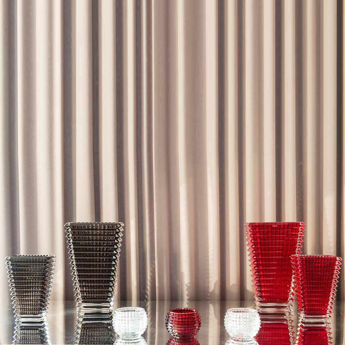 Eye Vase Rectangular S/ Red