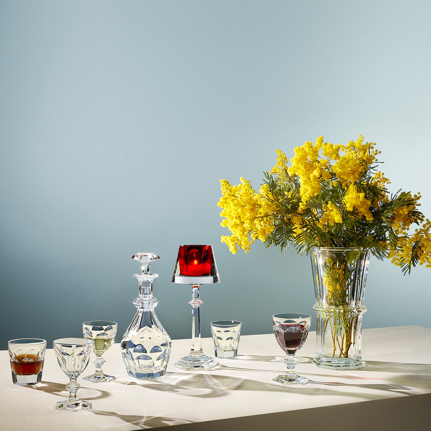 Harcourt My Fire Candlestick/ Red