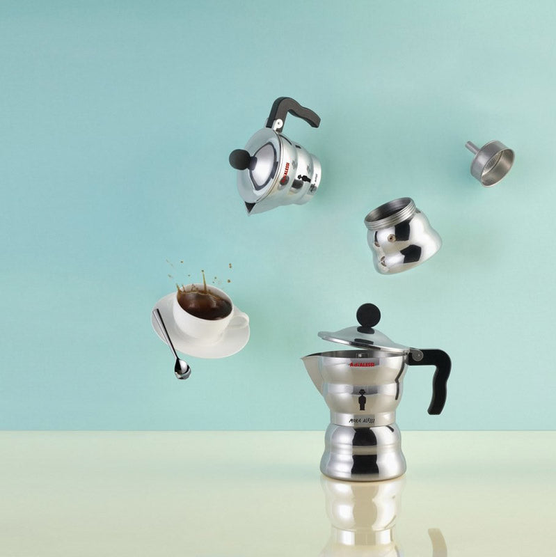 Moka Alessi Espresso coffee maker, 3cups