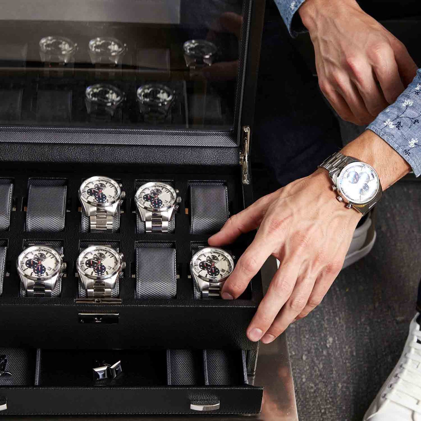 Viceroy 10 Piece Watch Box with Drawer