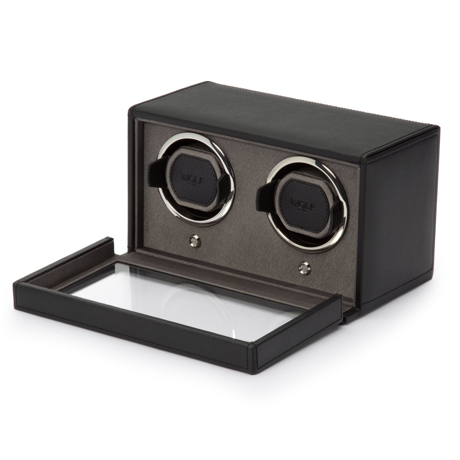 Wolf Cub Double Watch Winder with Cover - Main Image