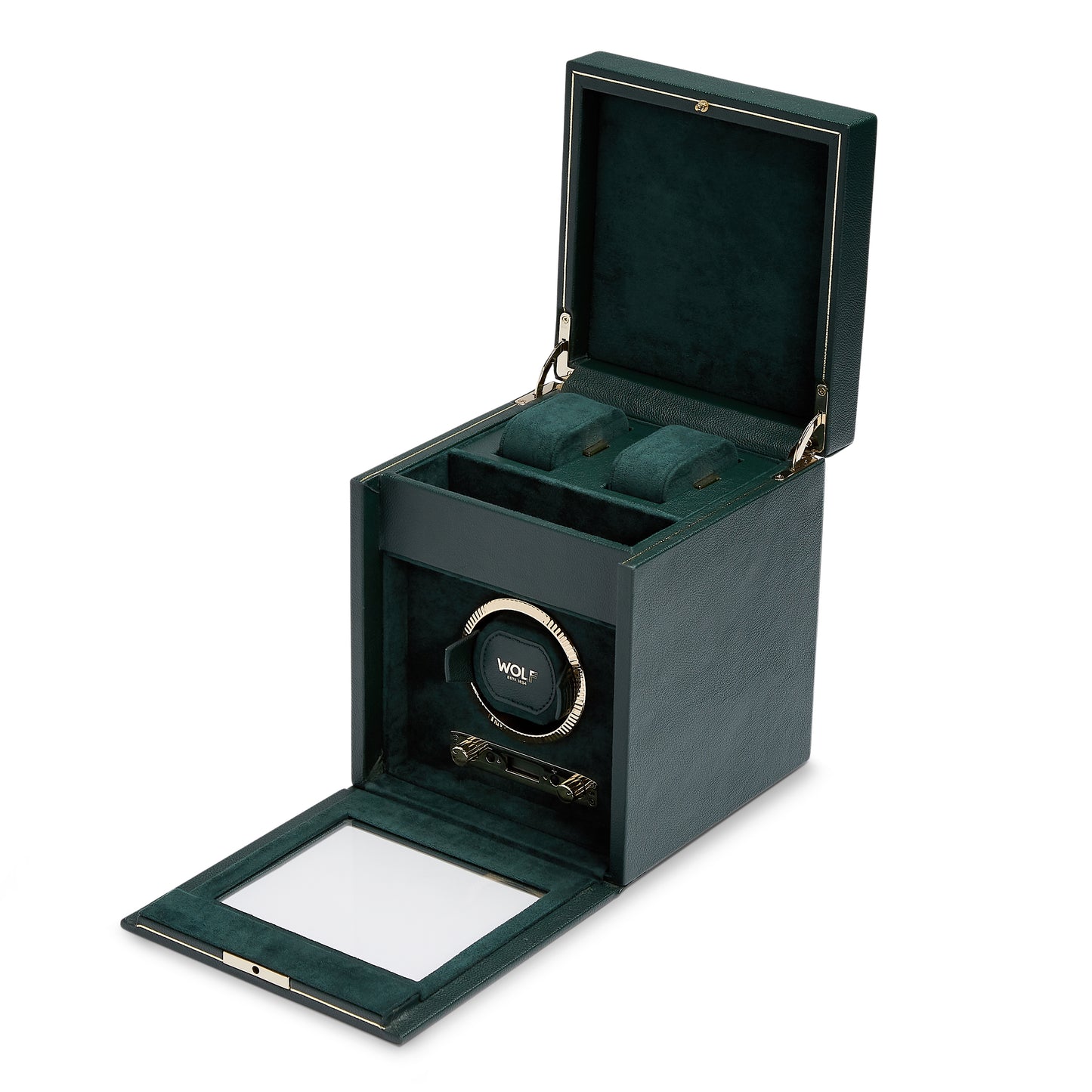 British Racing Single Watch Winder, Green