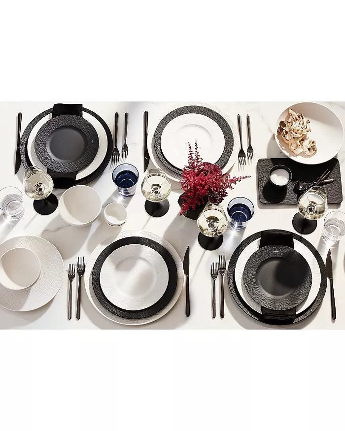Manufacture Rock/Blanc 4 Piece Dinnerware Set