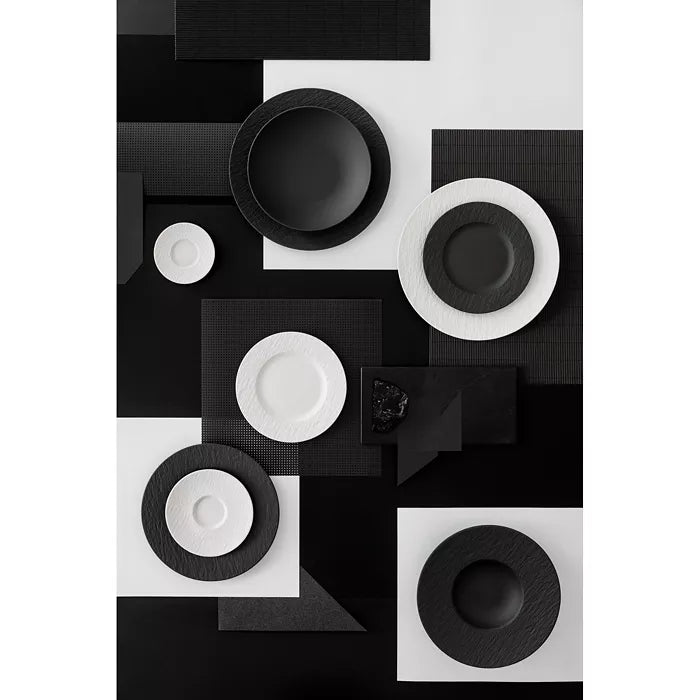 Manufacture Rock/Blanc 4 Piece Dinnerware Set