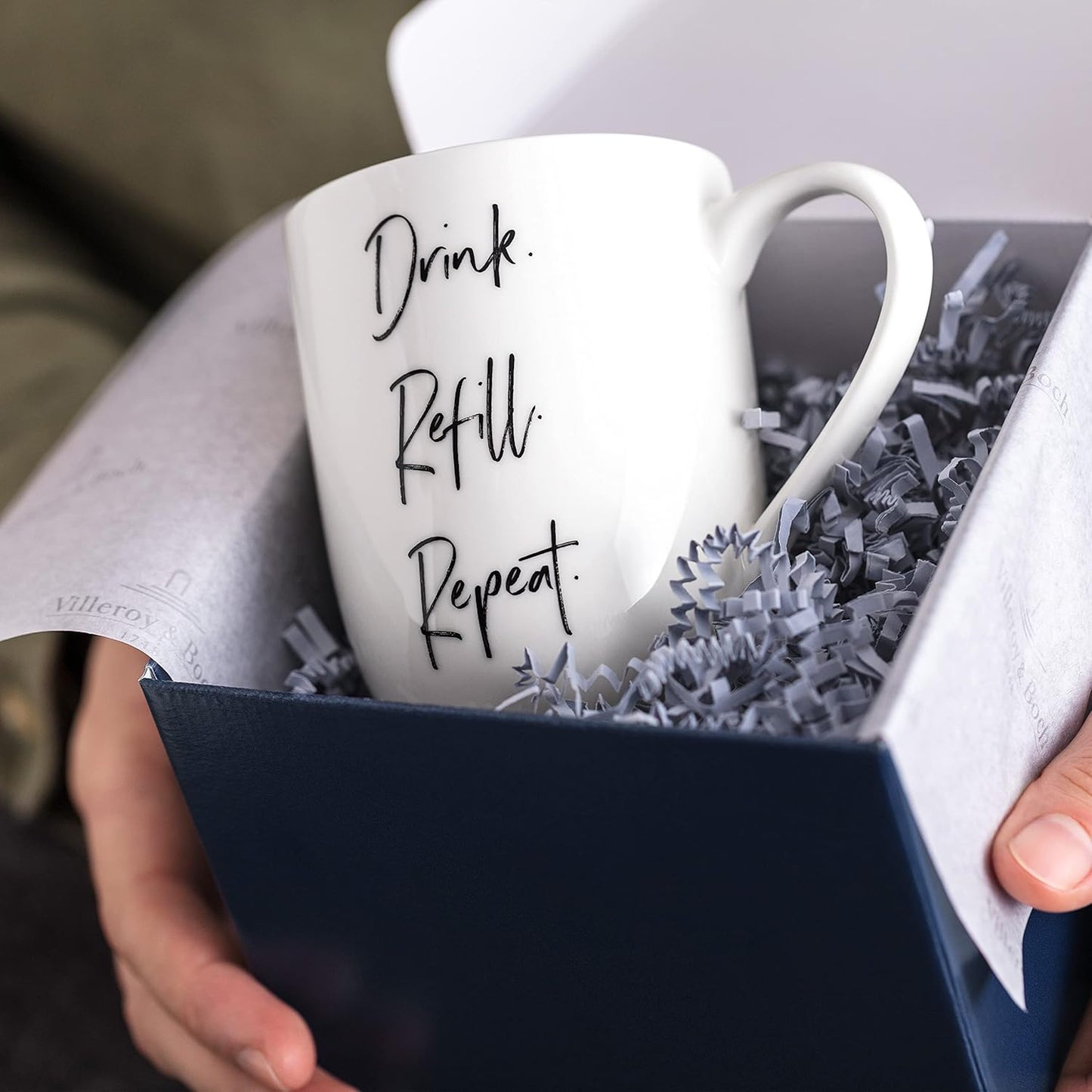 Statement Mug - Drink. Refill. Repeat, 290mL