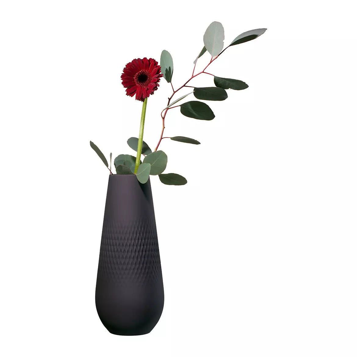 Manufacture Collier Noir Carré vase 26cm