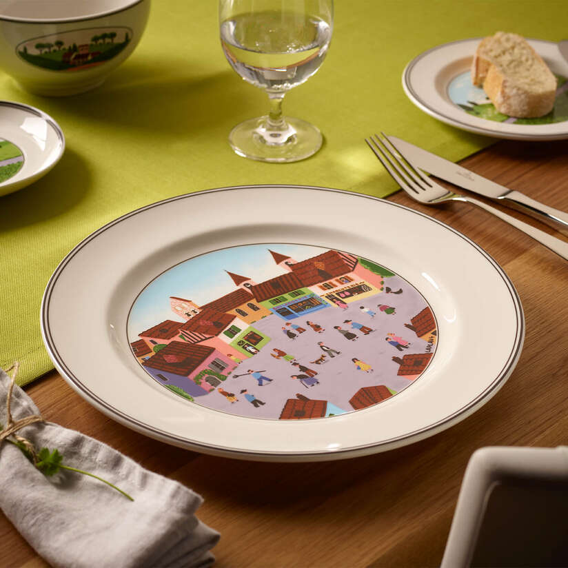 Design Naif Salad plate Village