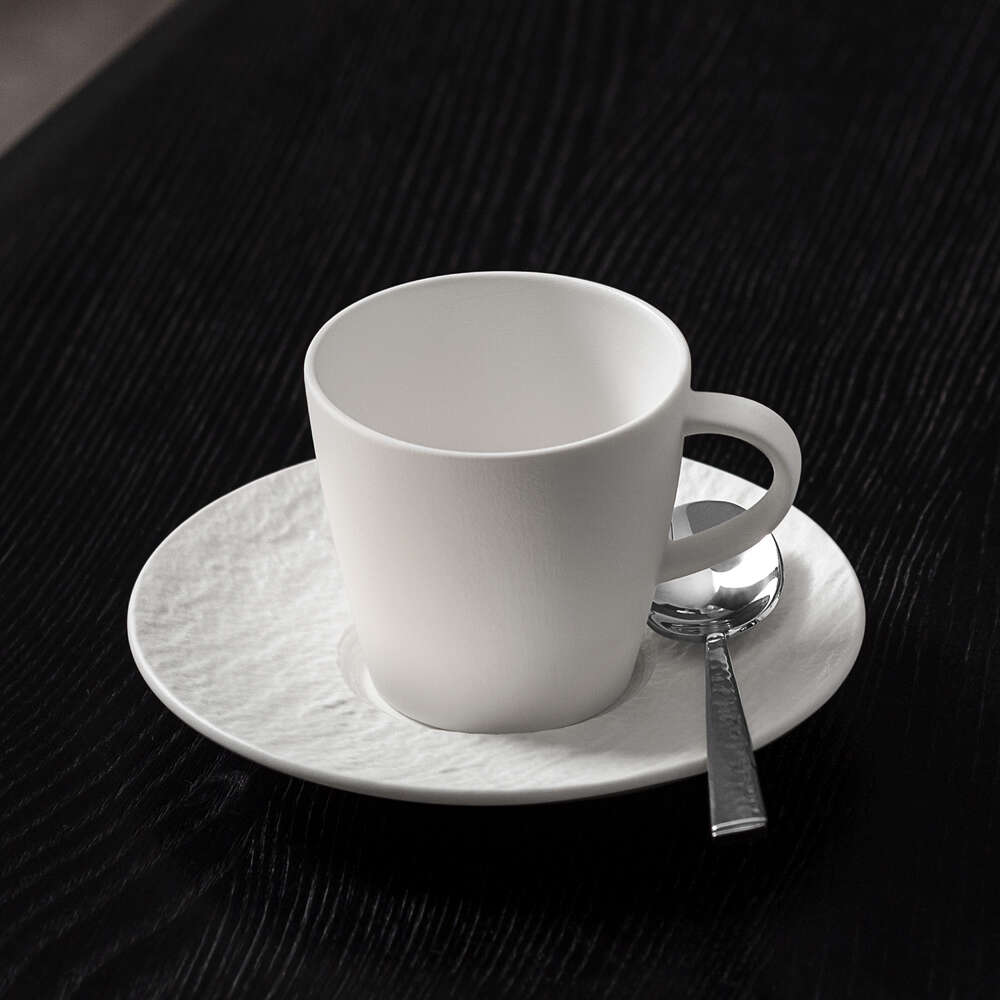 Manufacture Rock Blanc Espresso cup saucer, 12cm