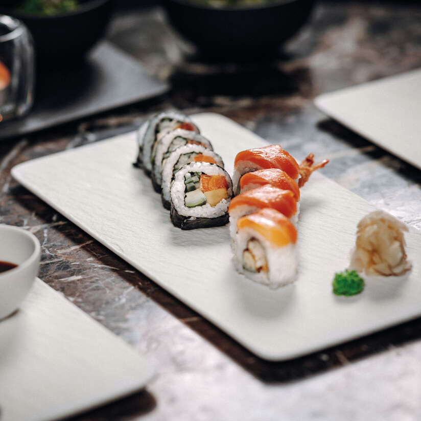 Manufacture Rock Blanc Rectangular Serving Plate