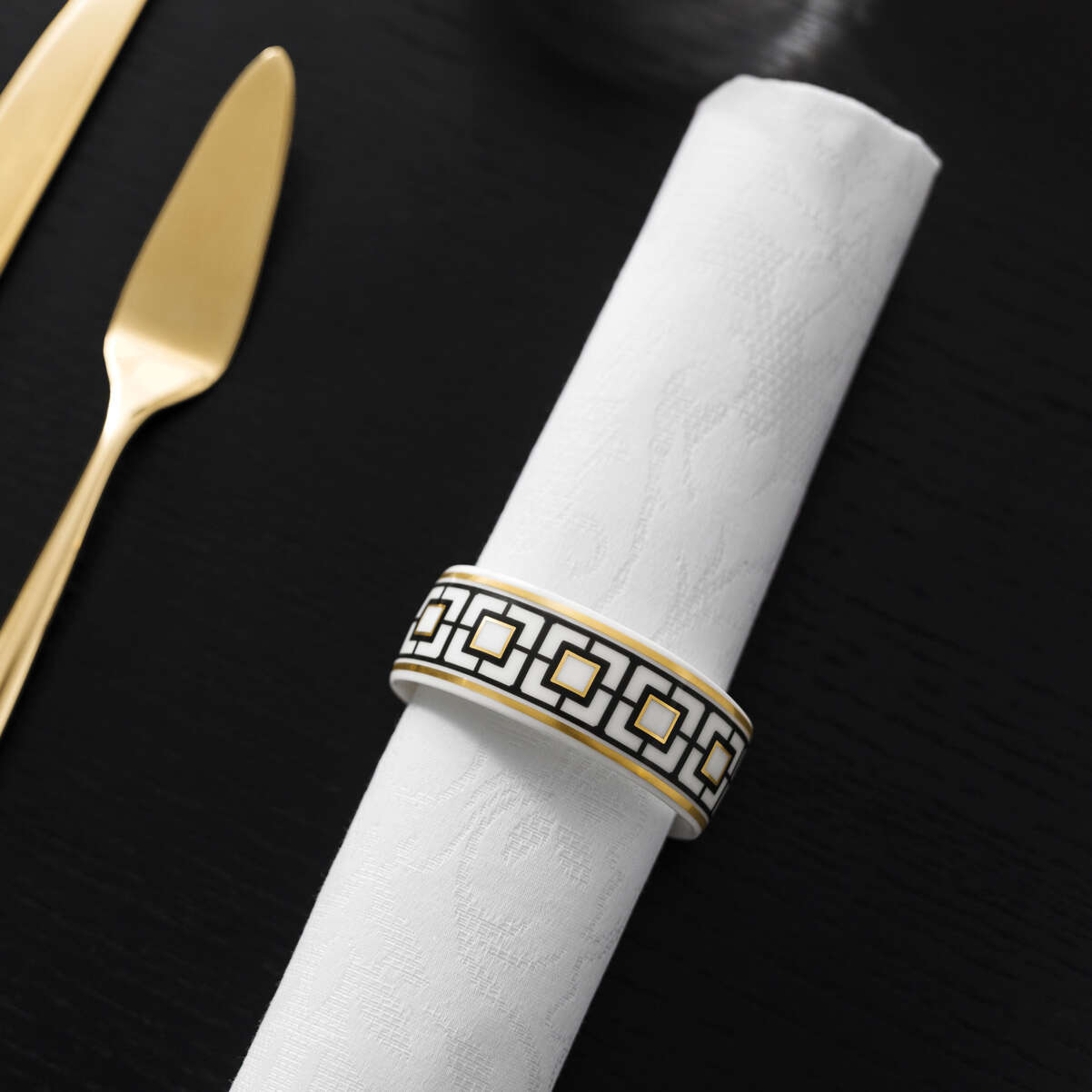 MetroChic Napkin Ring, set 6pcs