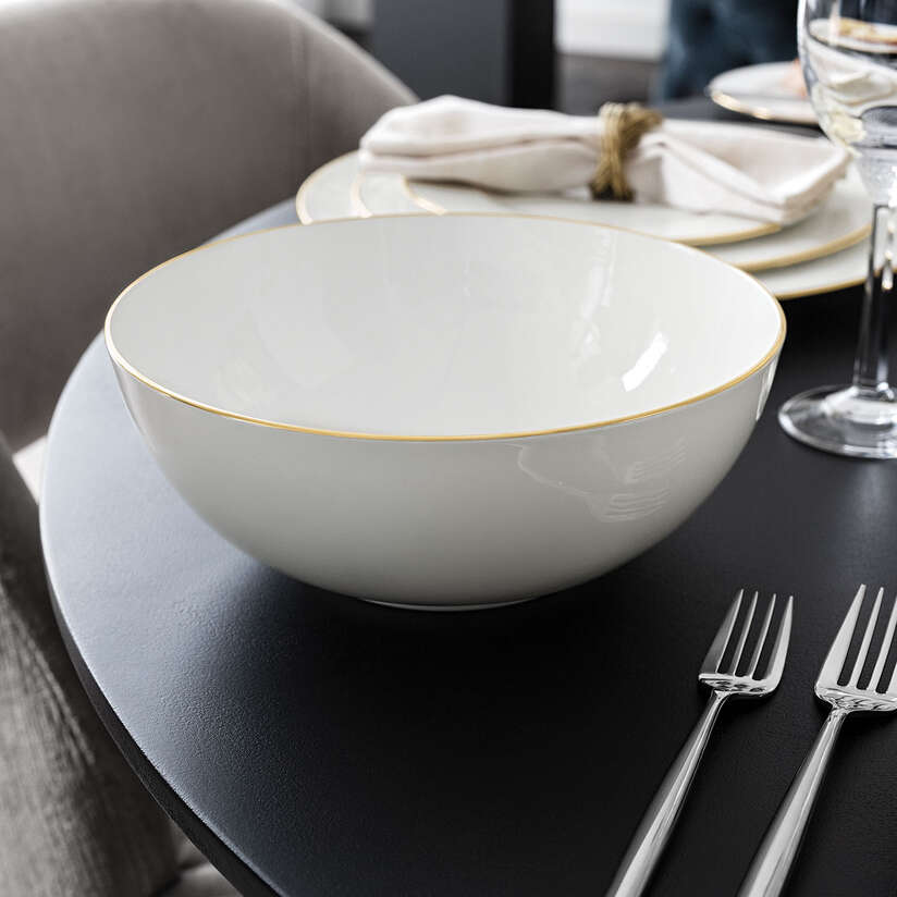 Anmut Gold Salad bowl