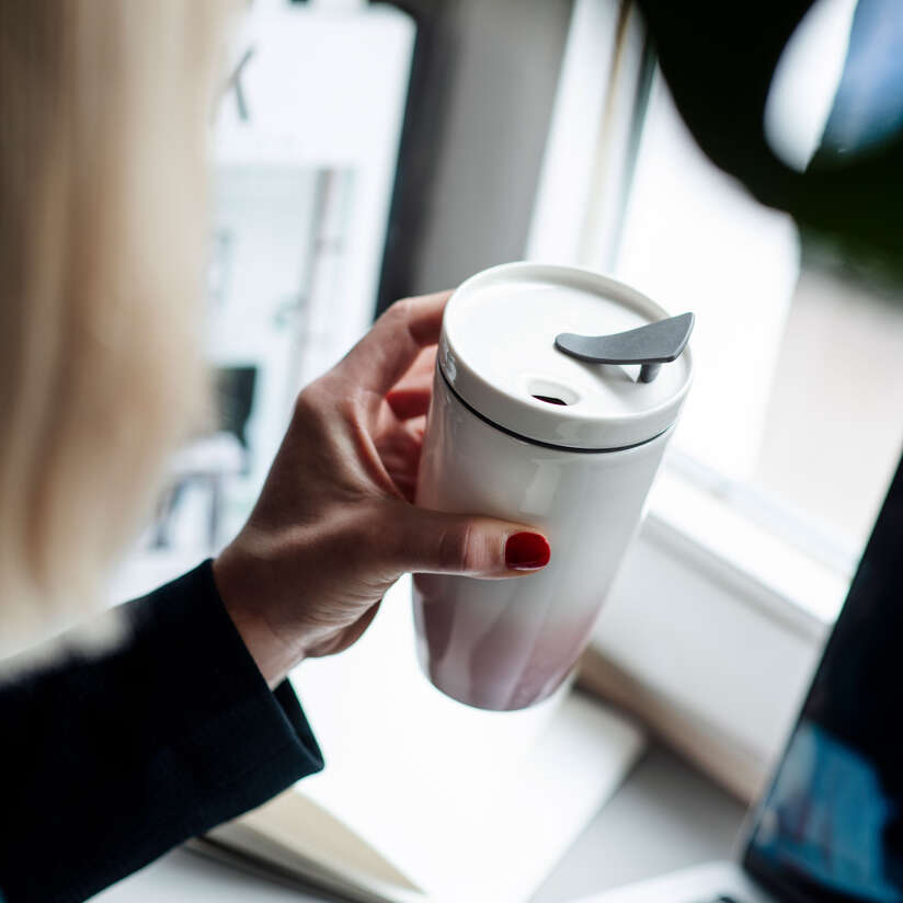 To Go Travel coffee mug, Powder